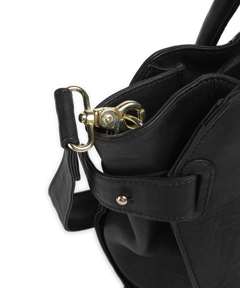 Depeche Golden Chic Shopper black