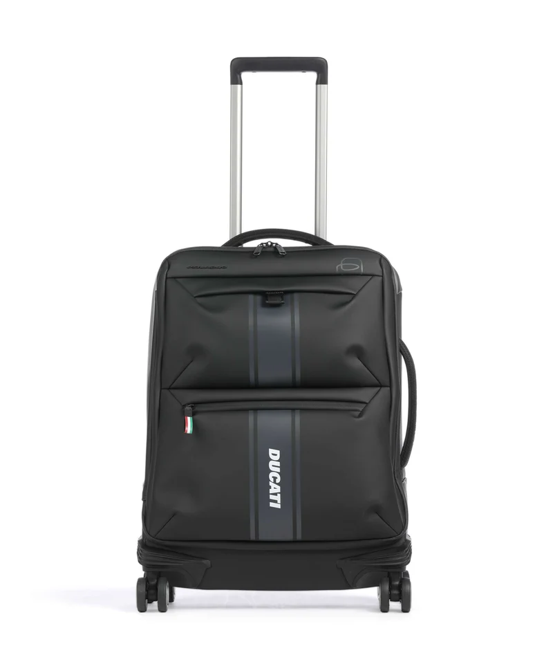 Piquadro Corner Special Ducati 4-Rollen Trolley black