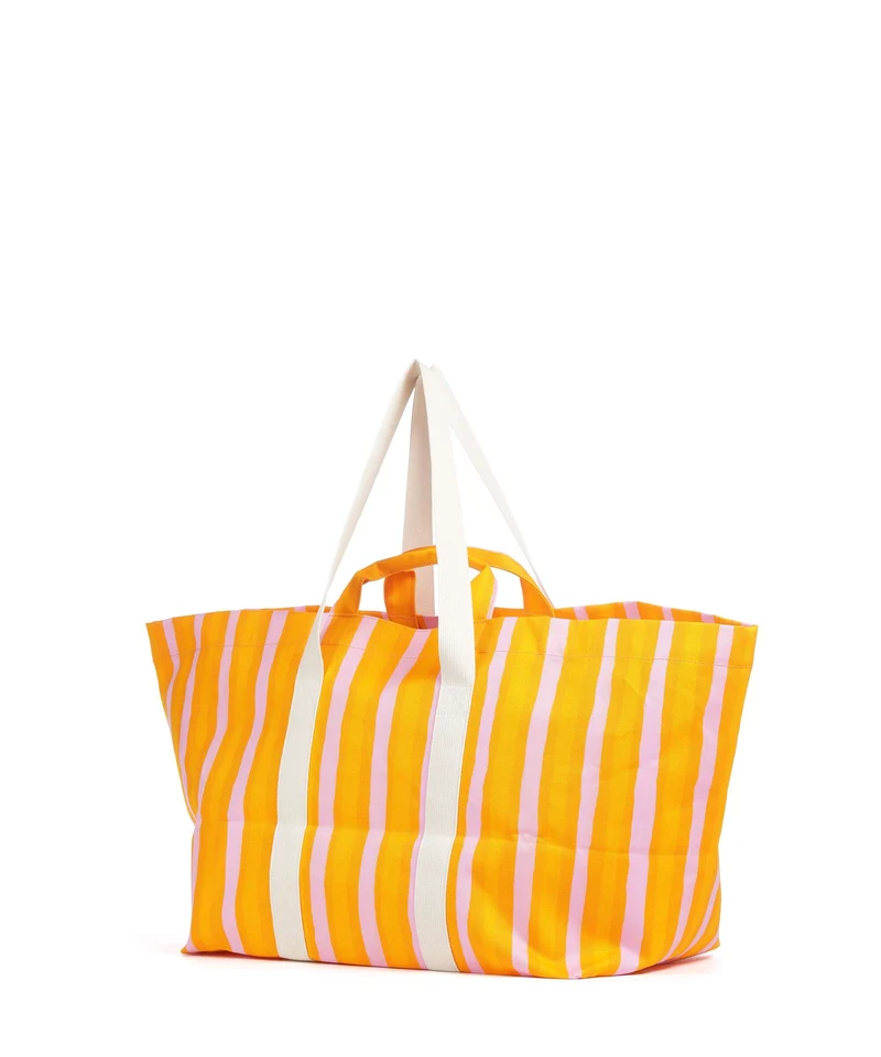 Marimekko Mono City XL Shopper orange/pink