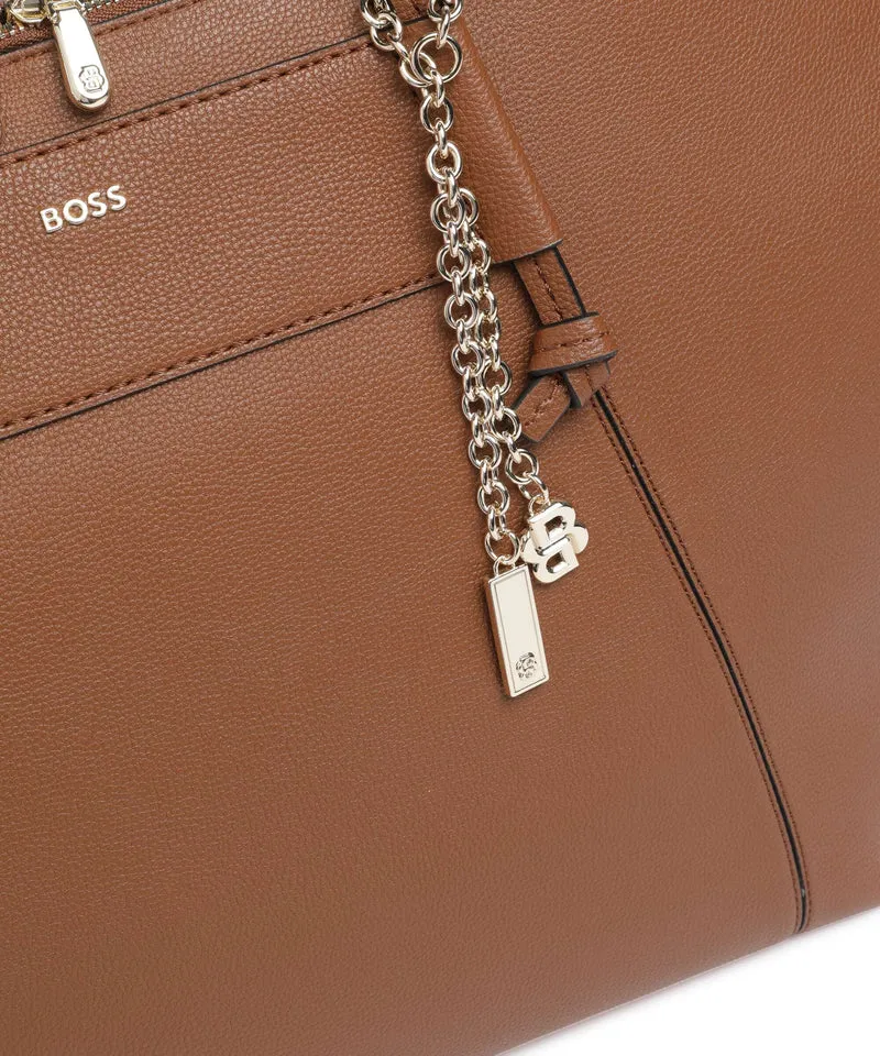 BOSS Salley Shopper medium brown