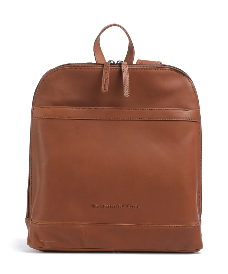 The Chesterfield Brand Wax Pull Up Cow Tigris Rucksack cognac