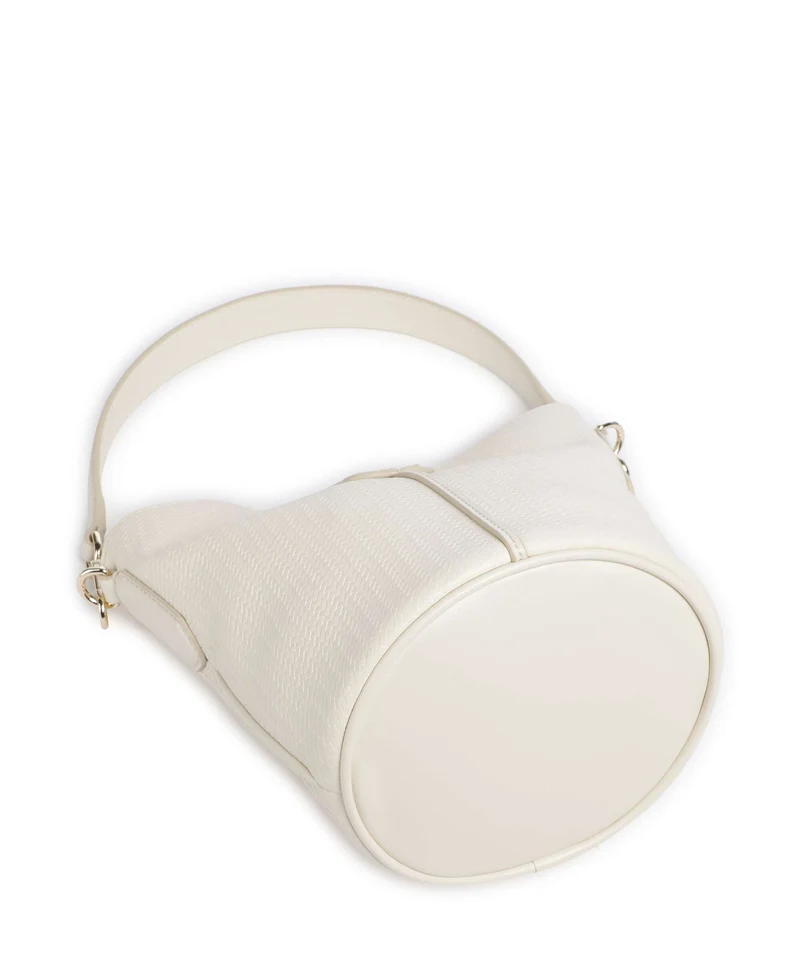 BOSS Anett Bucket Handtasche open white