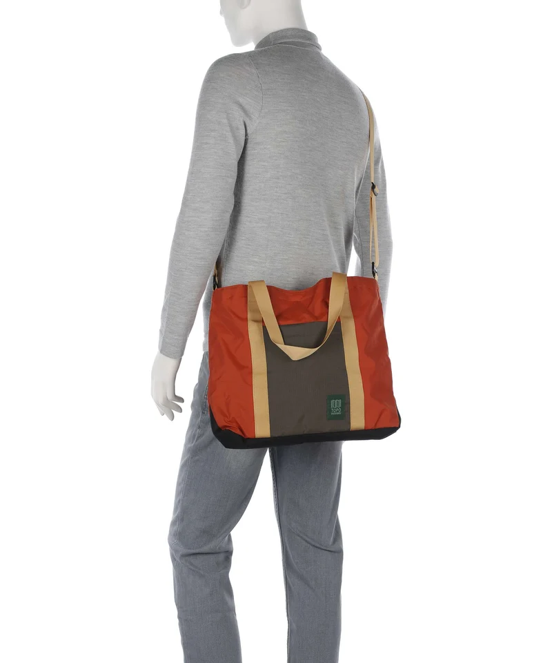Topo Designs Mountain Essential Shopper woodland/terracotta