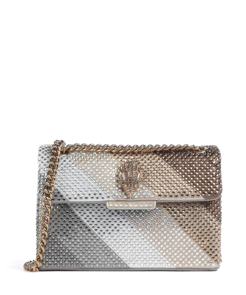 Kurt Geiger Kensington Mini Schultertasche metal combination