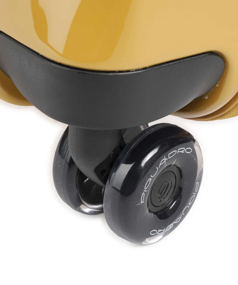 Piquadro POP 4-Rollen Trolley mustard
