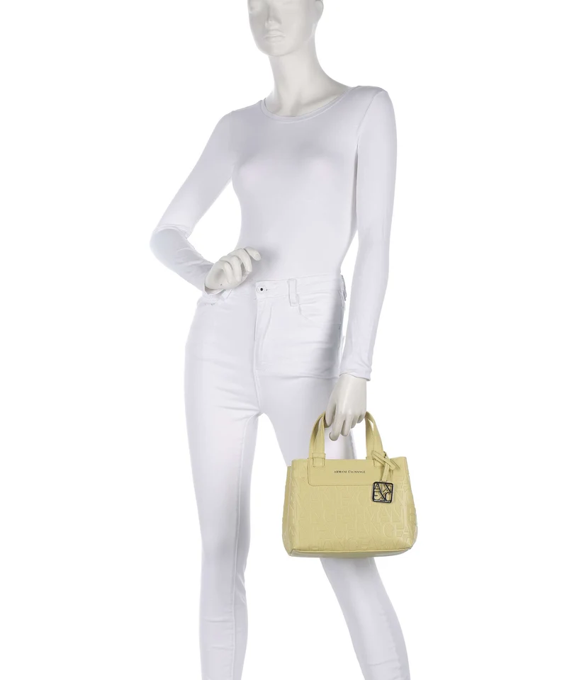 Armani Exchange Liz Monogram S Handtasche sunlight