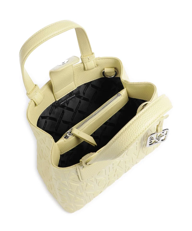 Armani Exchange Liz Monogram S Handtasche sunlight