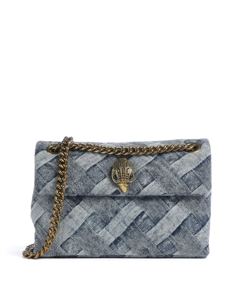 Kurt Geiger Kensington Mini Schultertasche denim
