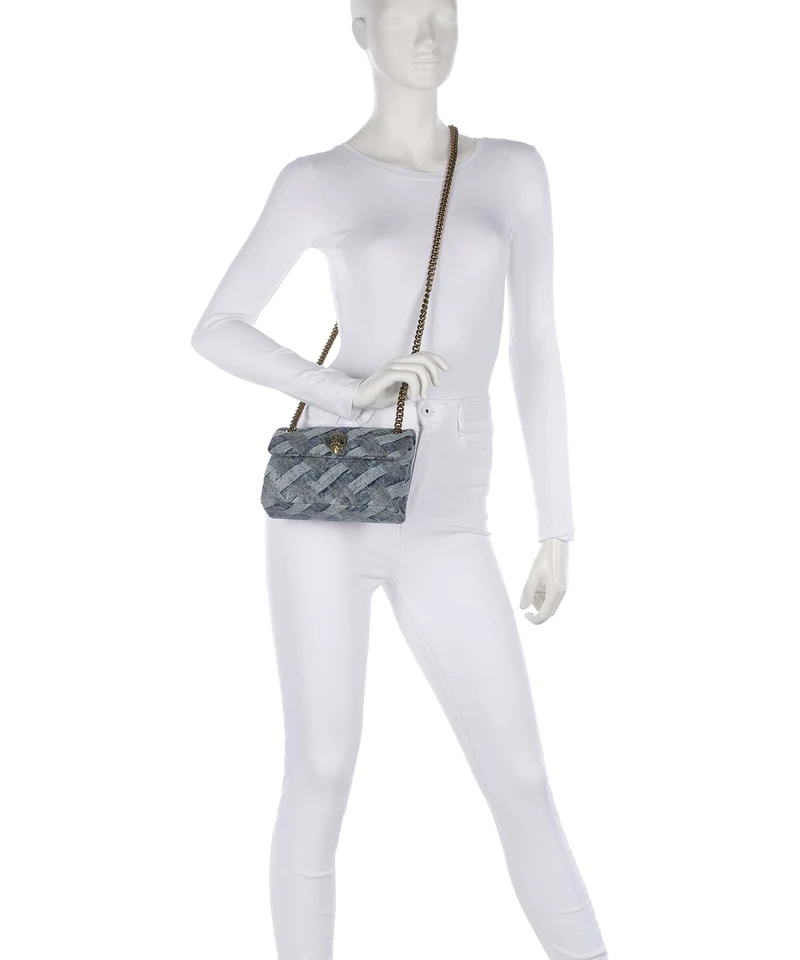 Kurt Geiger Kensington Mini Schultertasche denim