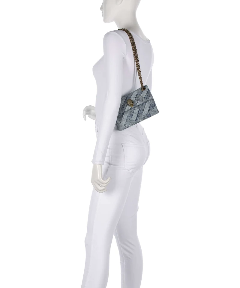 Kurt Geiger Kensington Mini Schultertasche denim
