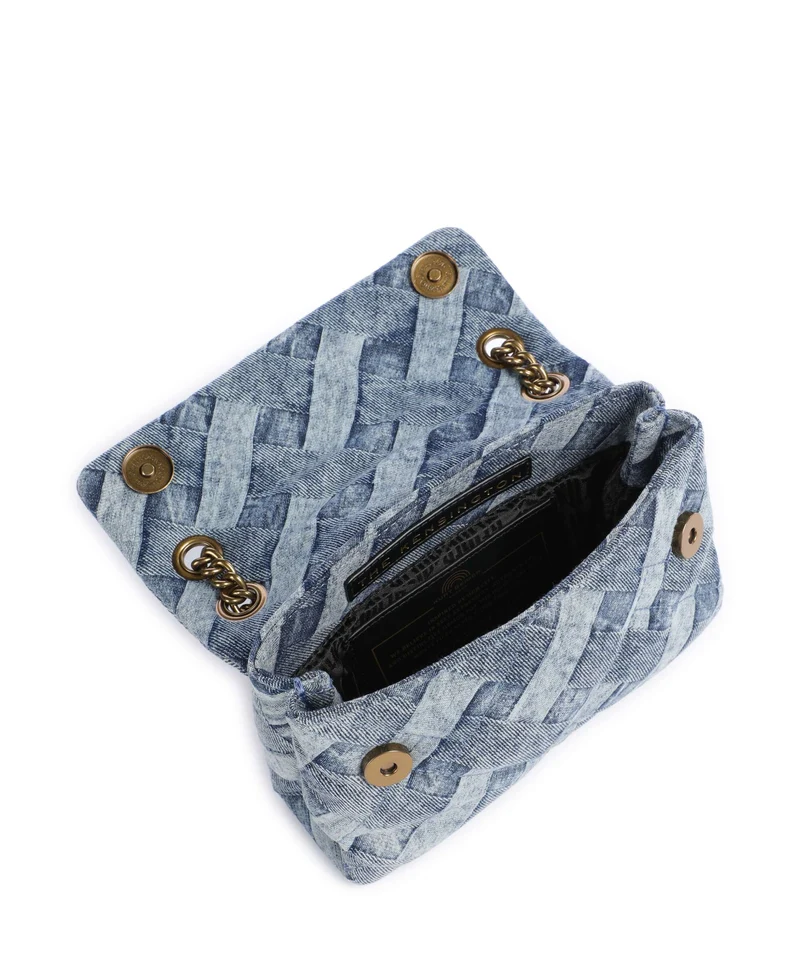 Kurt Geiger Kensington Mini Schultertasche denim