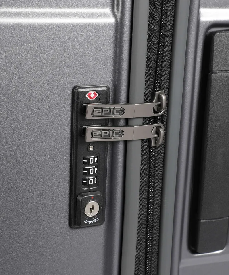 Epic Crate Trunks 4-Rollen Trolley stealthgrey