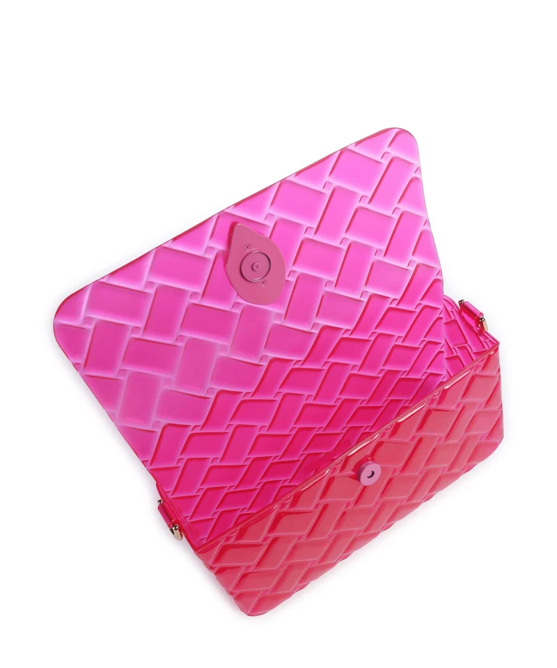 Kurt Geiger Jelly Kensington Schultertasche fuchsia