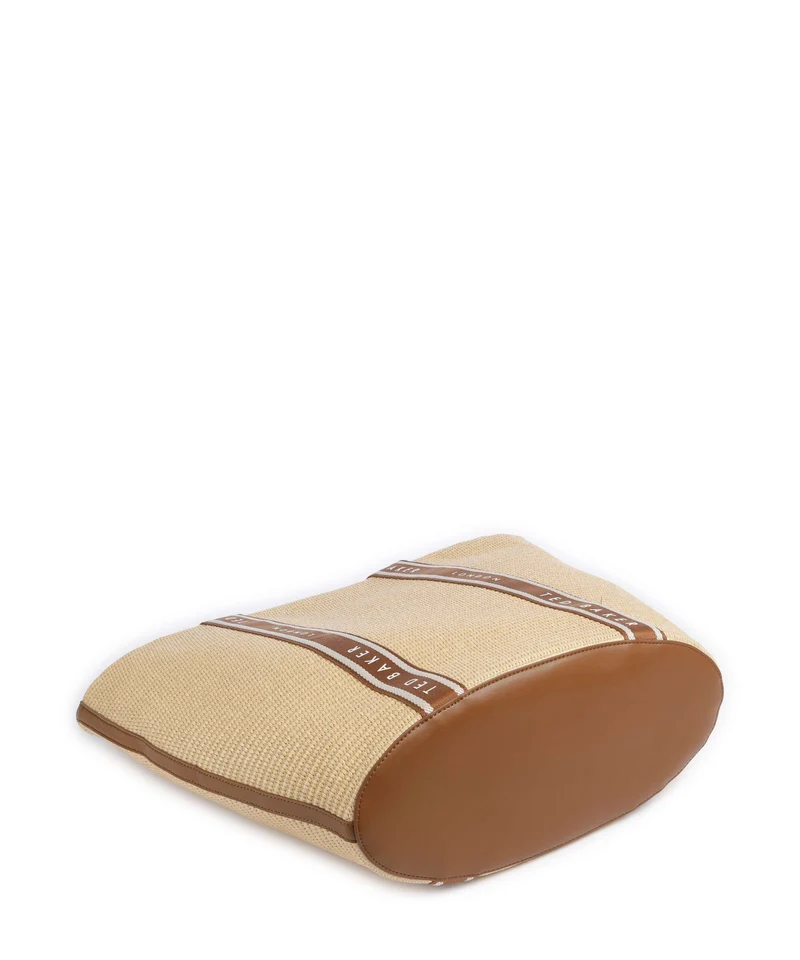 Ted Baker Rafiia Shopper brown