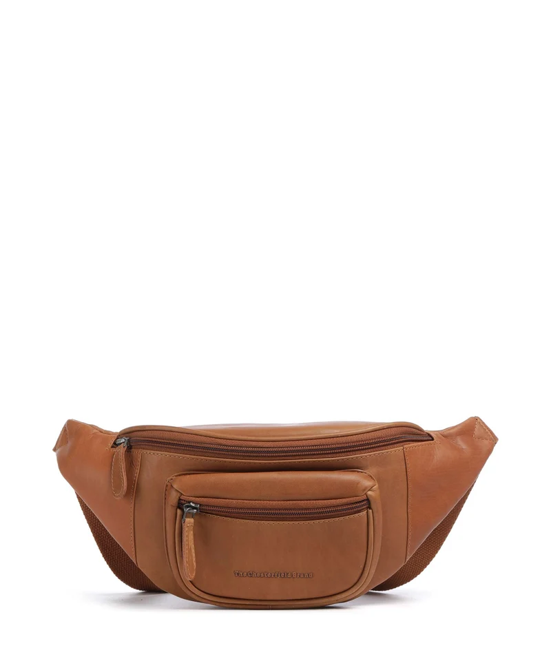 The Chesterfield Brand Wax Pull Up Cow Vernio Gürteltasche cognac