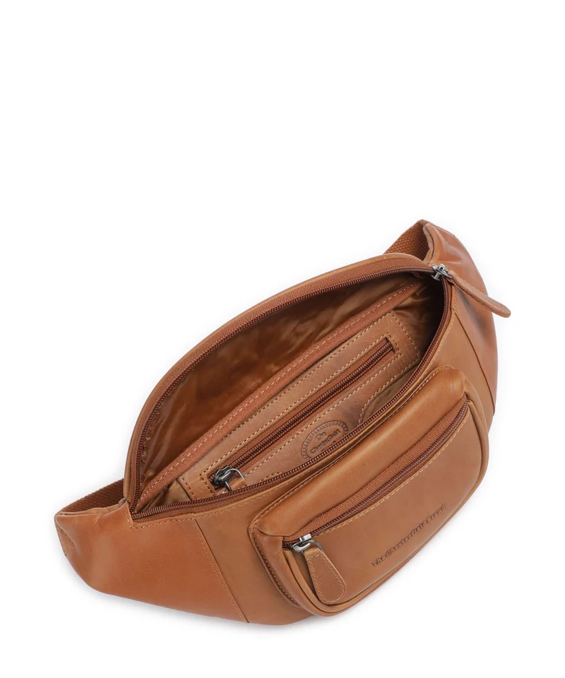 The Chesterfield Brand Wax Pull Up Cow Vernio Gürteltasche cognac