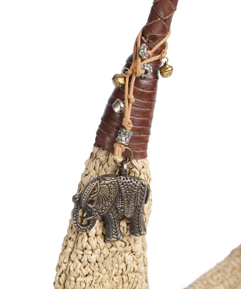 Anokhi Beuteltasche beige