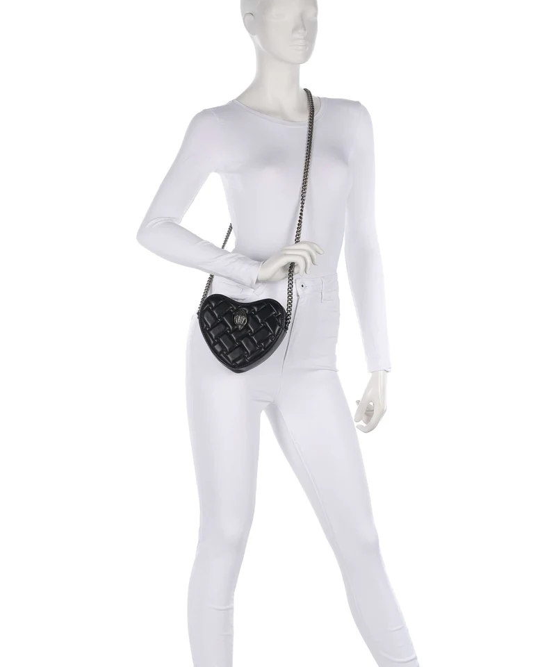 Kurt Geiger Kensington Heart Umhängetasche black