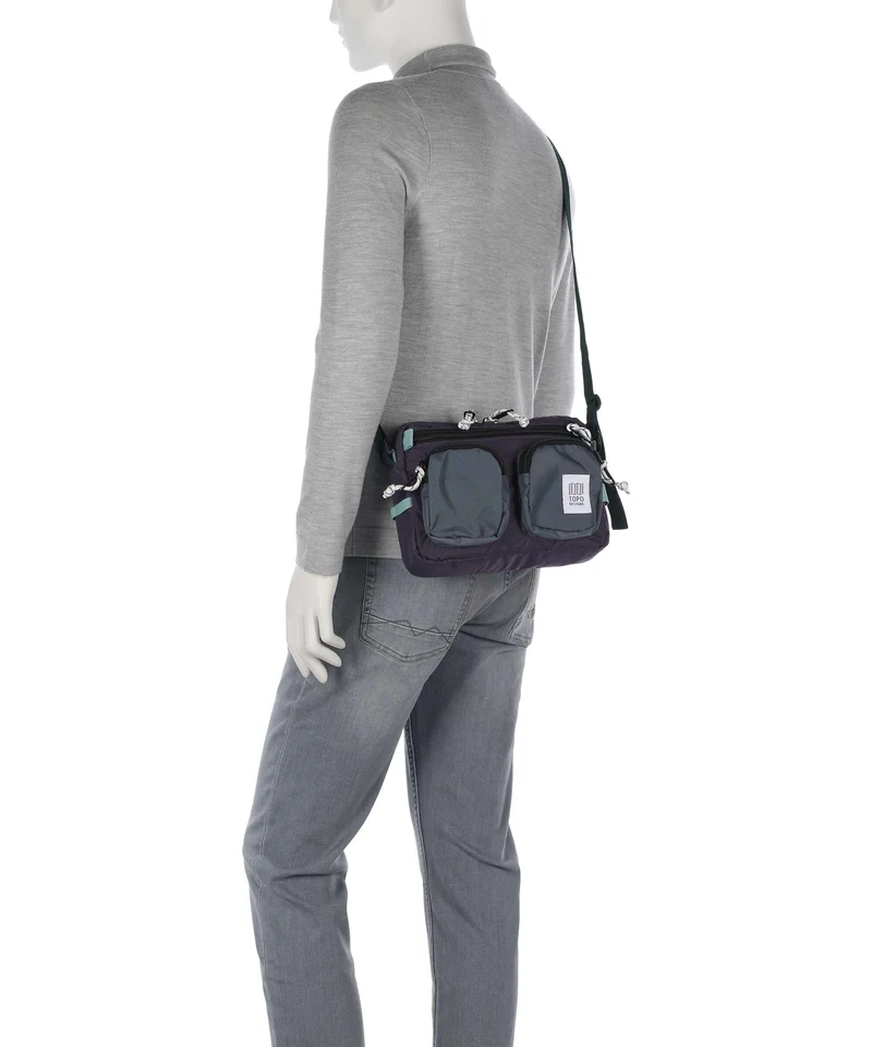 Topo Designs Block Umhängetasche nightshade/slate