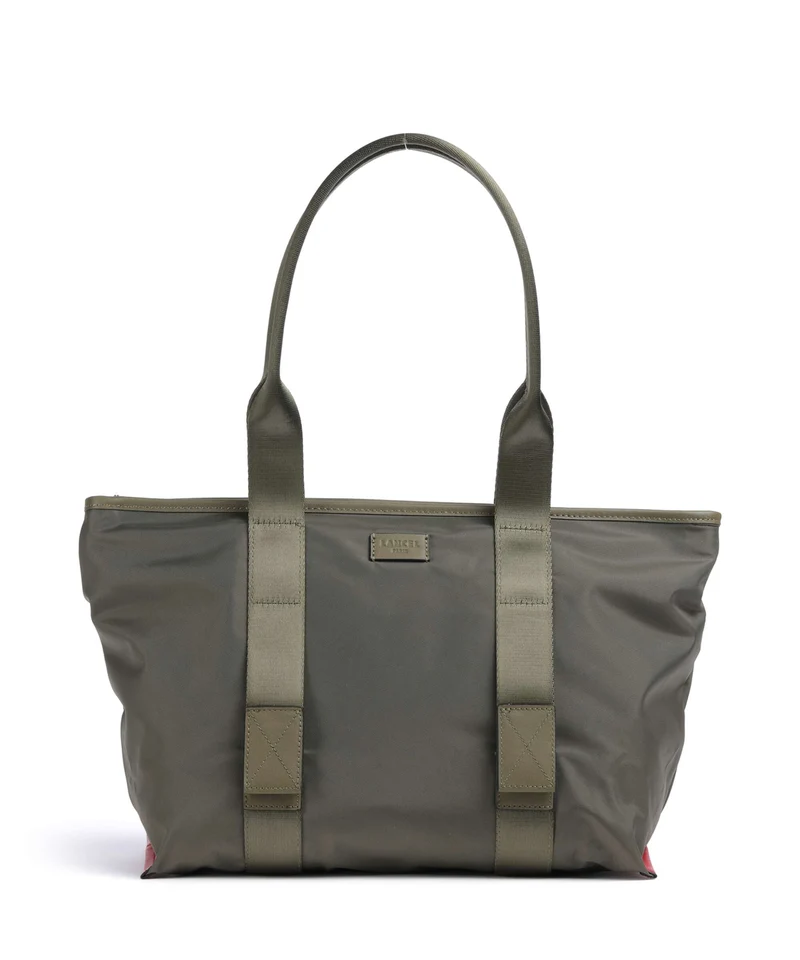 Lancel Mistral M Shopper dark khaki