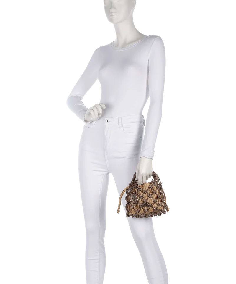 Kurt Geiger Macrame Small Handtasche bronze