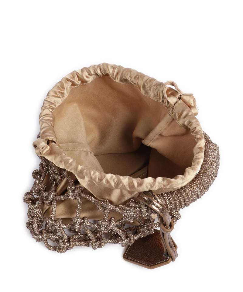 Kurt Geiger Macrame Small Handtasche bronze