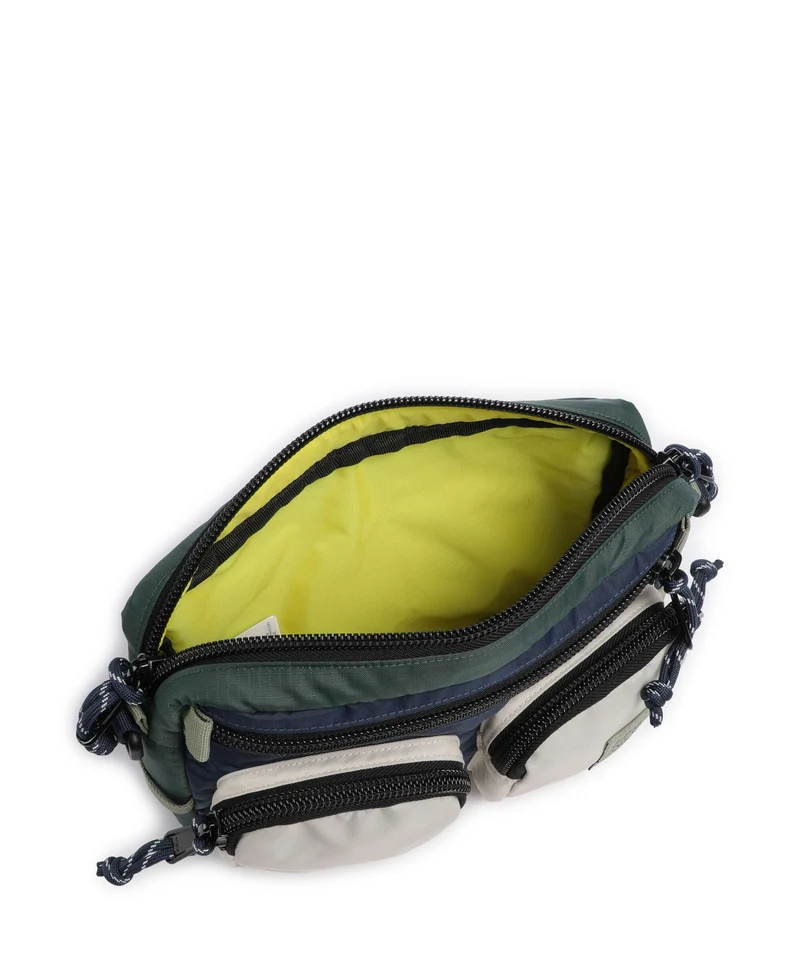 Topo Designs Block Umhängetasche forest/bone white