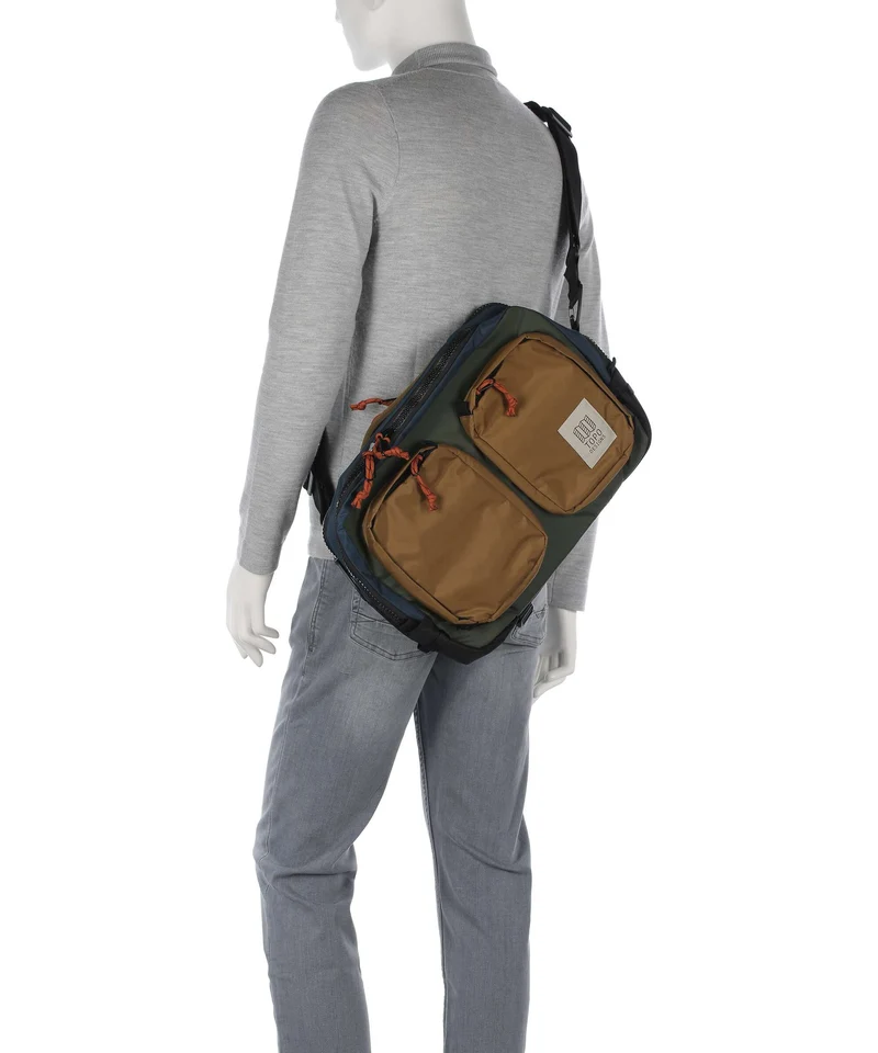 Topo Designs Global Aktentasche olive/dark khaki