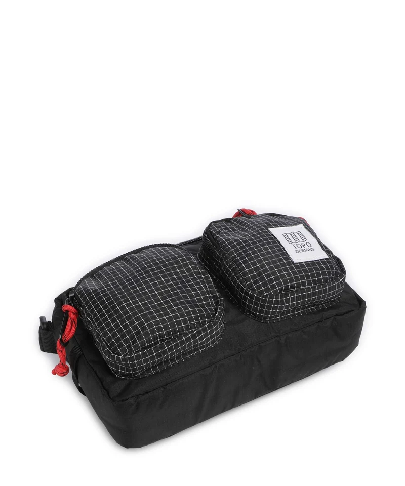 Topo Designs Block Umhängetasche black/grid
