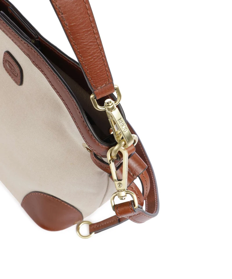 Brics Volterra Small Bucket Handtasche cappuccino
