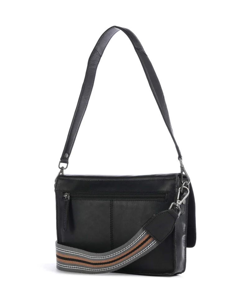 The Chesterfield Brand Wax Pull Up Cow Aviles Schultertasche black