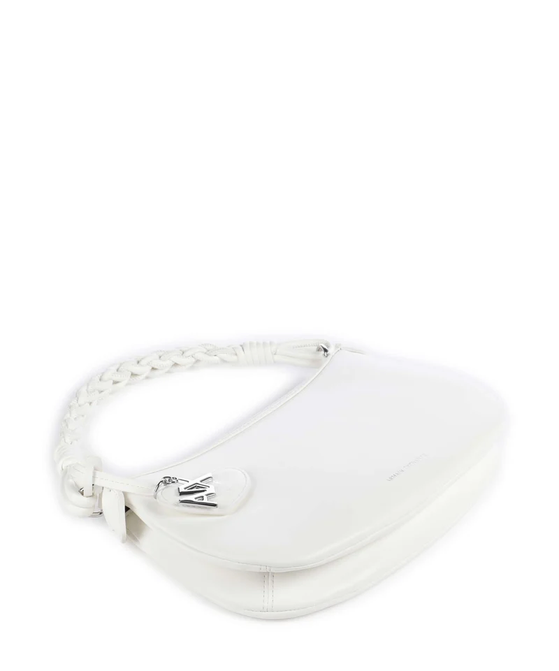 Armani Exchange Maya S Schultertasche off white