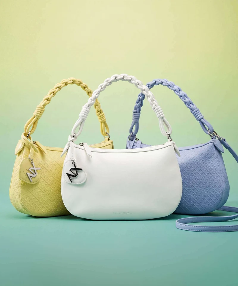Armani Exchange Maya S Schultertasche glacial