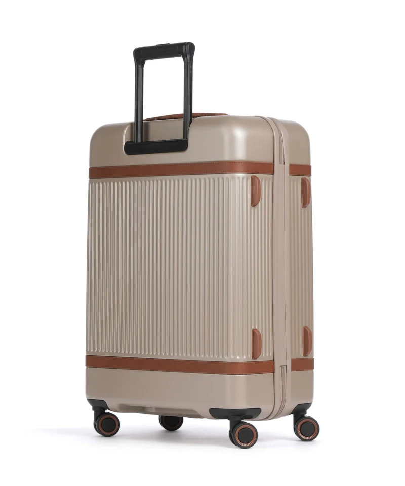 The Chesterfield Brand Zuna 4-Rollen Trolley Set champagne