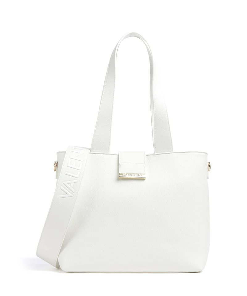 Valentino Bags Dione Re Shopper bianco