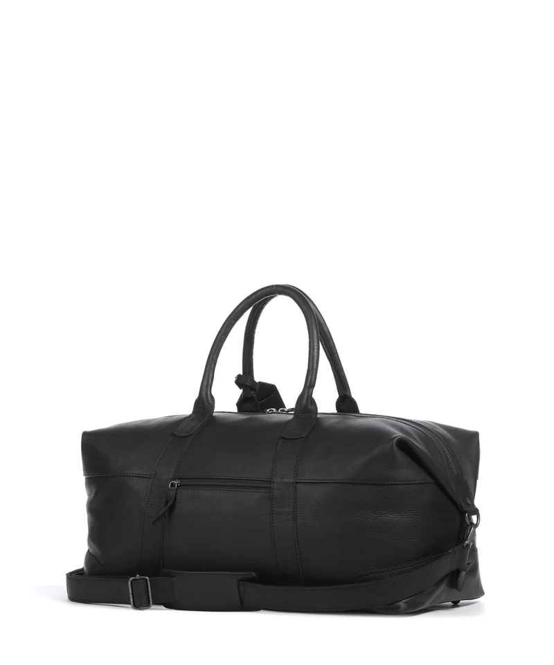 The Chesterfield Brand Wax Pull Up Cow Portsmouth 2 Weekender black