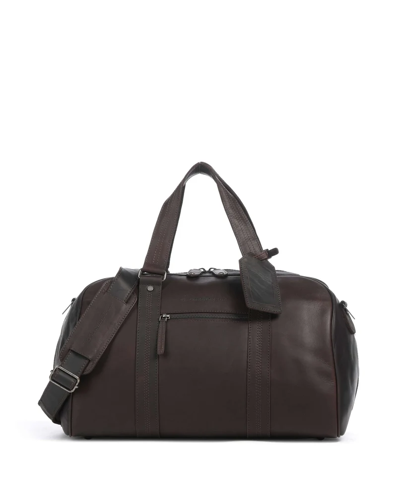 The Chesterfield Brand Wax Pull Up Cow Volenza Weekender brown