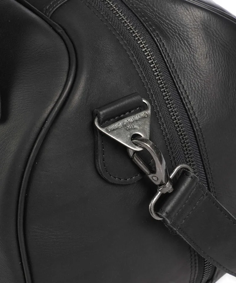 The Chesterfield Brand Wax Pull Up Cow Volenza Weekender black