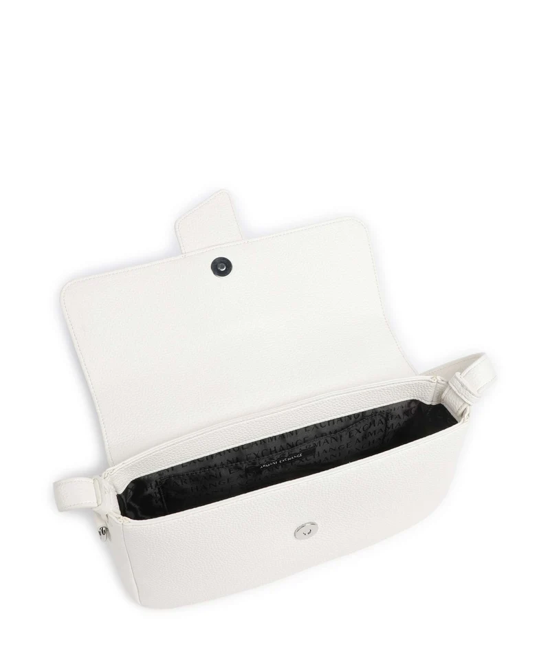 Armani Exchange Susy Soft Schultertasche off white