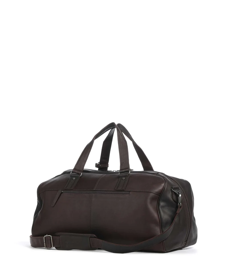 The Chesterfield Brand Wax Pull Up Cow Rivaro Weekender brown