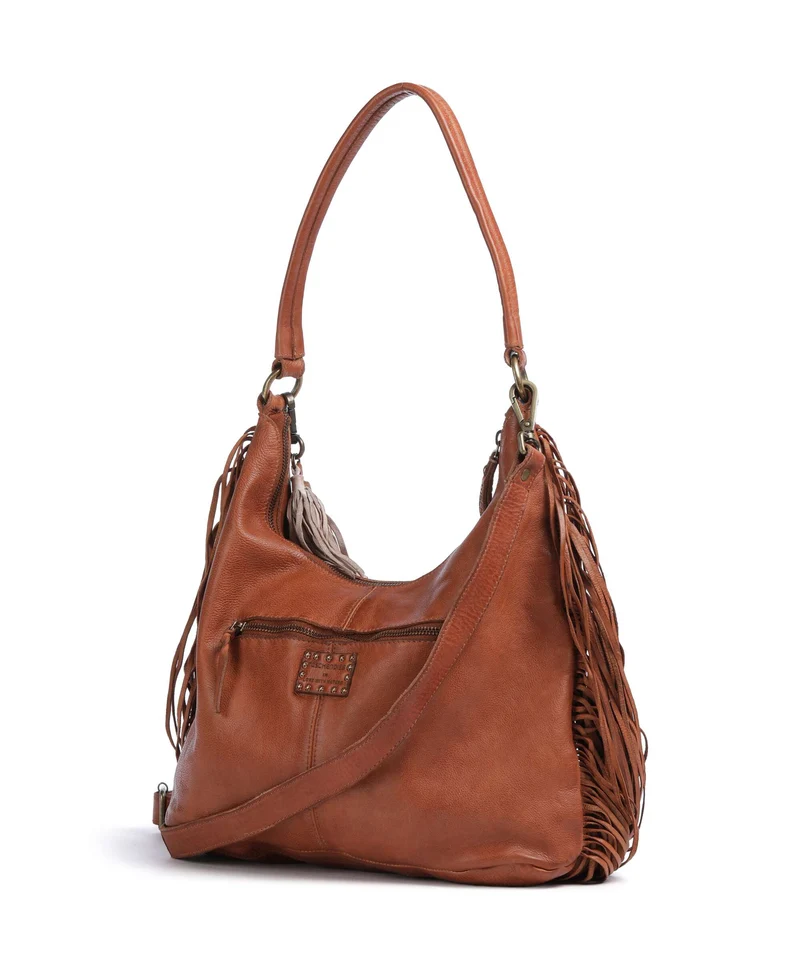 Taschendieb Wien Löwengasse 5x Beuteltasche cognac