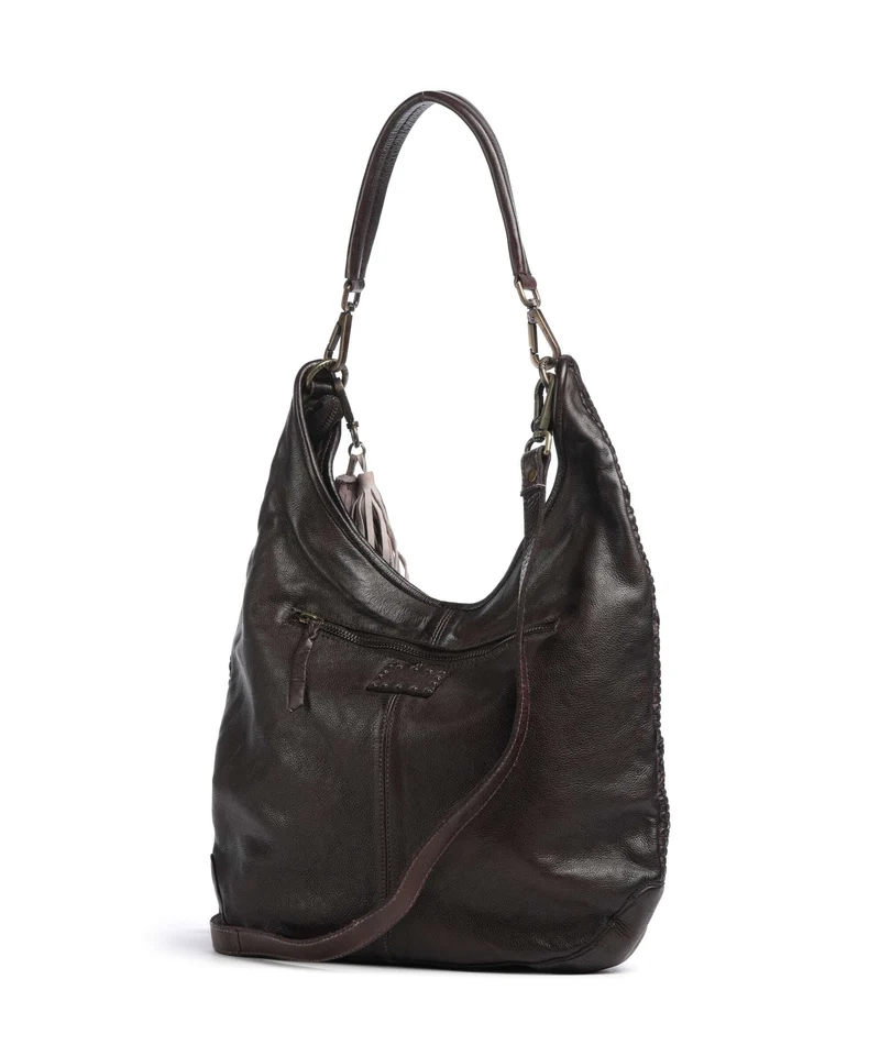 Taschendieb Wien Beatrixpark 2 Beuteltasche mokka