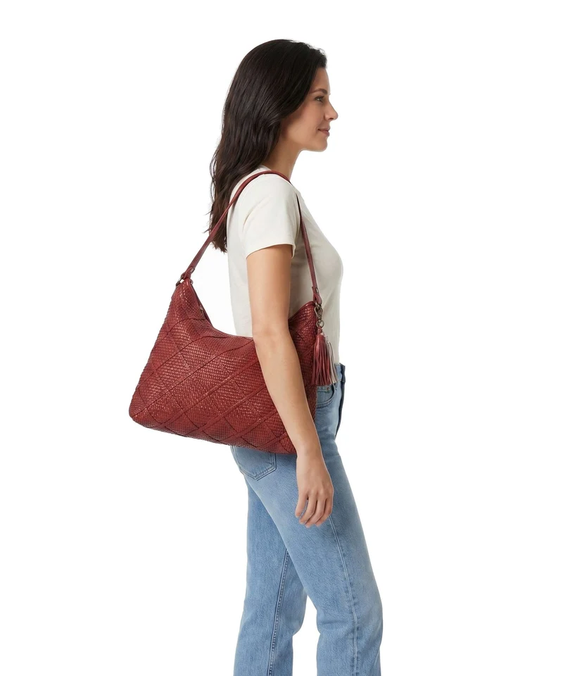 Taschendieb Wien Beatrixpark 1 Beuteltasche burgundrausch