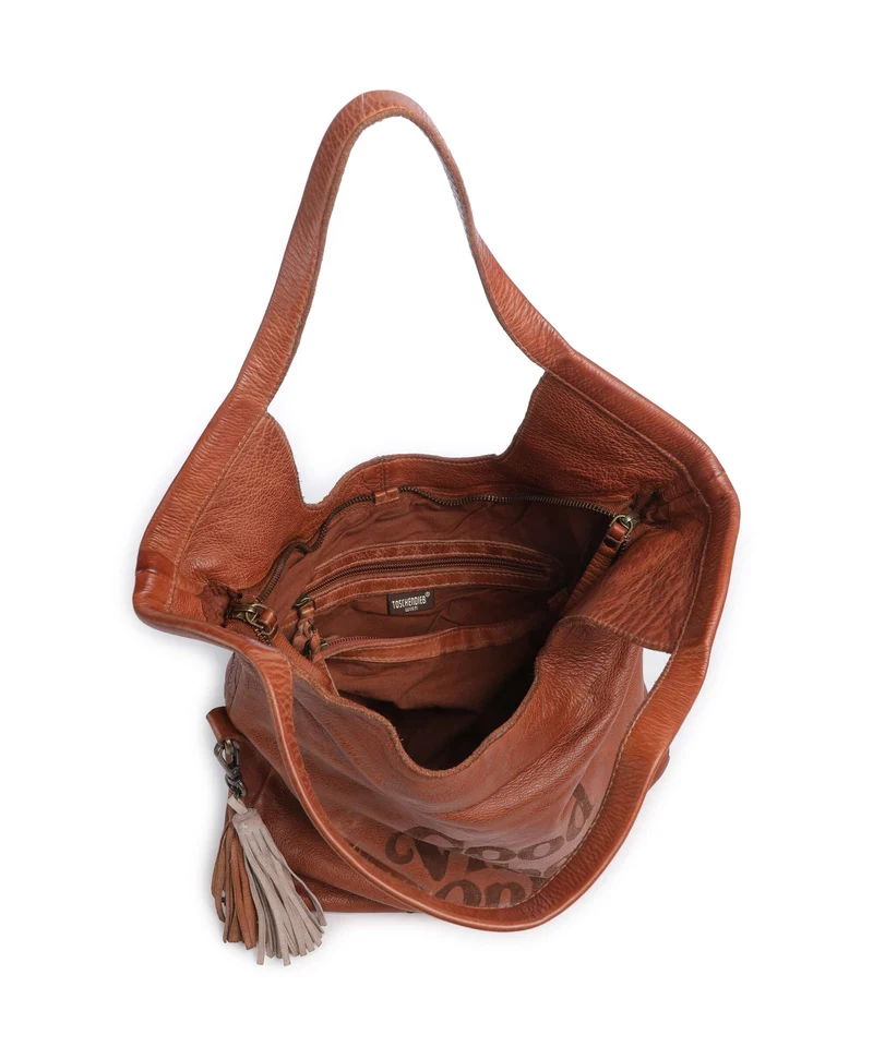 Taschendieb Wien Gutstrasse 2 Beuteltasche cognac