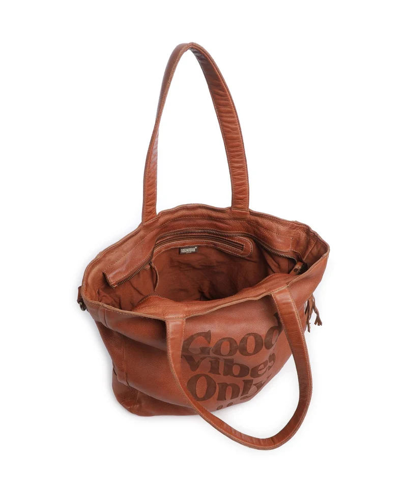 Taschendieb Wien Gutstrasse 1 Shopper cognac