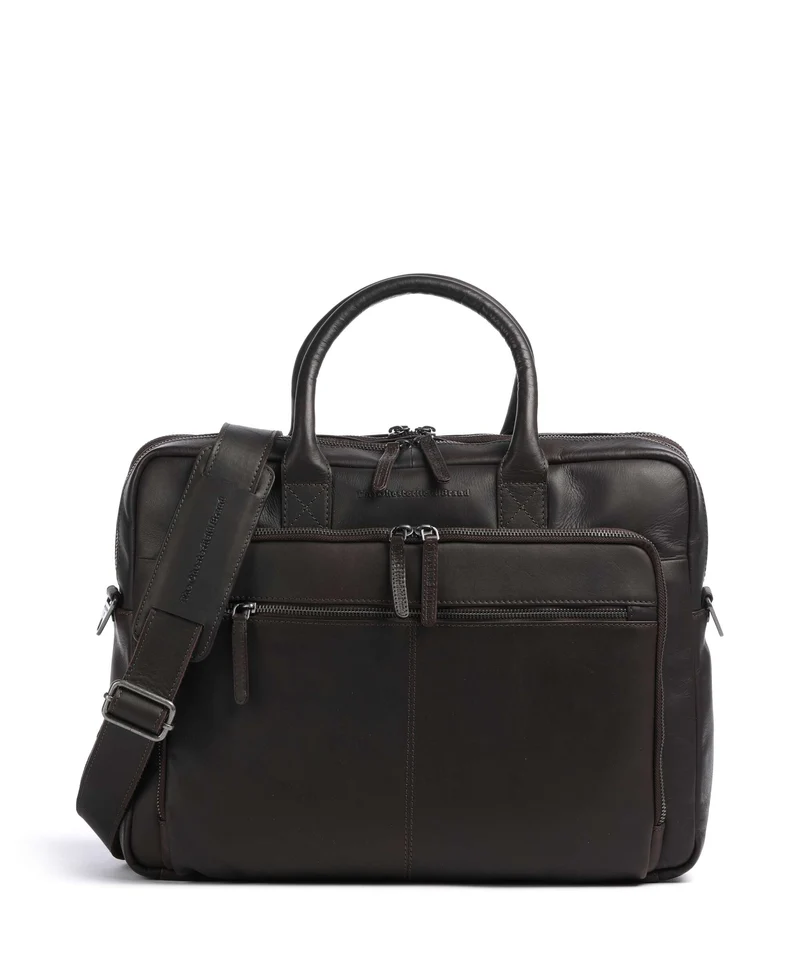 The Chesterfield Brand Wax Pull Up Cow Tacama Laptoptasche brown