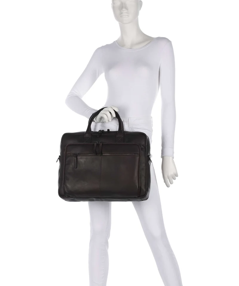 The Chesterfield Brand Wax Pull Up Cow Tacama Laptoptasche brown