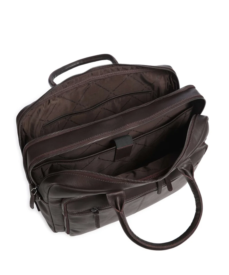 The Chesterfield Brand Wax Pull Up Cow Tacama Laptoptasche brown