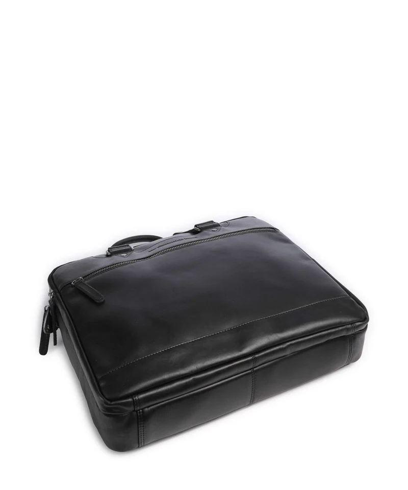 The Chesterfield Brand Wax Pull Up Cow Montara Laptoptasche black
