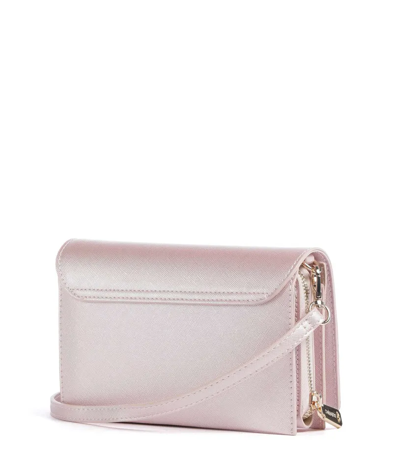 Valentino Bags Geldbörse rosa metallizzato